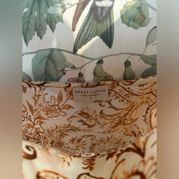 SOLD 🙈 Dress Forum Satin Paisley Dress *oversized - Picture 5 of 5